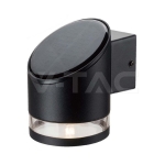 1W LED Соларна Стенна Лампа SMD Черно Тяло IP44 3000K