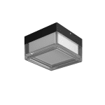 LED Външно Осветително Тяло Квадратно Черно/Черно 9W 3CCT IP66
