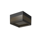 LED Външно Осветително Тяло Квадратно Черно/Черно 9W 3CCT IP66