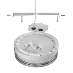 LED Външно Осветително Тяло Кръгло Черно/Бяло 9W 3CCT IP66