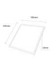 LED Backlit Панел 60x60 URG<19 - STARSENSE Драйвер