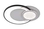 LED Осветително тяло 84W Бяло/Черно CCT + Дистанционно управление