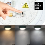 LED Осветително тяло 12W Бяло/Циан CCT