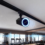 LED RGB Вътрешен Прожектор Bluetooth Говорител + Дистанционно управление