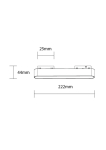 LED Магнитен Линеен Прожектор 48V 12W 3000K - M05