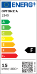 LED AR111/GU10 15W 120° - Алуминий Черен