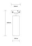 LED Магнитен Прожектор 48V 15W 3000K - M05