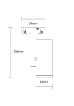 LED Магнитен Прожектор 48V 7W 4000K - M05