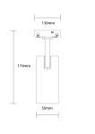 LED Магнитен Прожектор 48V 12W 4000K - M05