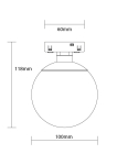 LED Магнитен Прожектор 48V 5W 4000K - M05