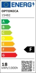 LED Тръбно Магнитно Решетъчно Осветително Тяло 48V 18W 24° - M05