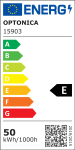 LED SMD Прожектор 50W Сиво Тяло IP65 с 100cm кабел