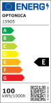 LED SMD Прожектор 100W Сиво Тяло IP65 с 100cm кабел