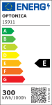 LED SMD Прожектор 300W Сиво Тяло IP65 с 100cm кабел