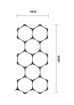 Комплект Хексагонов Осветител 8HEXS 259W с Аксесоари