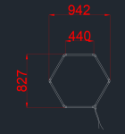 Комплект Хексагонов Осветител 1HEX 42W с Аксесоариs 3CCT