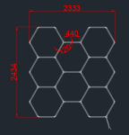 Комплект Хексагонов Осветител 8HEXS 280W с Аксесоари 3CCT