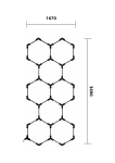 Комплект Хексагонов Осветител 8HEXS 259W с Аксесоари 3CCT