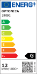 LED Пендел 12W 3CCT Черно Покритие