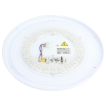 LED Осветително тяло 24W Черно/Дървено CCT