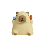 Детска Играчка - Силиконова Лампа КАПИБАРА 2W 1200mAh 5V/1A