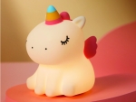Детска Играчка - Силиконова Лампа ЕДНОРОГ 2W 1200mAh 5V/1A