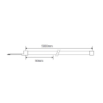 SLIM SIDE BEND Неон 24V 2835 120LED/M 8W