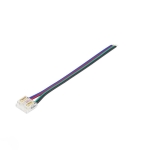 Закрепващ Конектор с крабел от единия край за 10mm COB RGB SKU:4965