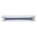 Закрепващ Двоен Конектор с кабел в средата за 10mm COB RGB SKU:4965