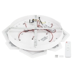 LED Осветително тяло 68W Бяло/Сиво CCT + Дистанционно управление