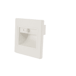 LED Осветител за Стълби Квадратен 1W 4000K IP20 Бял + Сензор