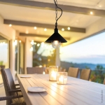 Стенна Лампа Алуминиева IP44 1xЕ27 ЧЕРНО ТЯЛО