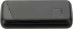 Преносима Батерия 20000mAh 3.7V Черна MICRO/TYPE-C MAX-OUTPUT:DC22.5W