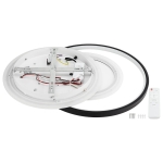 LED Осветително тяло 84W Бяло/Черно CCT + Дистанционно управление