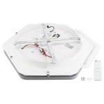 LED Осветително тяло 84W Бяло/Сиво CCT + Дистанционно управление