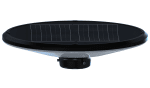 LED Соларна Градинска Лампа CCT Black +2.5M Pole + Water Tank IP65 + Дистанционно Управление