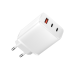 65W GaN Адаптер БЯЛ Type-C / Type-A
