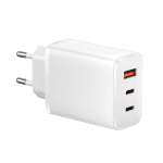 65W GaN Адаптер БЯЛ Type-C / Type-A