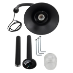 Лампа Алуминиева IP44 1xЕ27 ЧЕРНО ТЯЛО