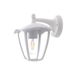 Стенен Осветител Надолу Мат Бял Алуминий 1xE27