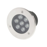 1W/220V LED Екстериорно За Подово Вграждане Кръгло 2700K -IP65
