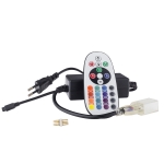 LED Флекс-Неон 0.5M POWER CABLE+RGB Контролер (PIN CONNECTOR + END CAP)