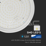 LED Плафониера SAMSUNG Чип 12W 120 lm/W IP65 Сензор 6400K