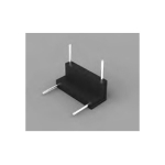 Черен 90 градусов Конектор