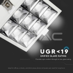 LED Луна SAMSUNG Чип 36W Рефлектор UGR<19 12° 2700K