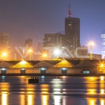 400W LED Прожектор SAMSUNG Чип SMD Slim Черно Тяло 6400K 120 lm/W