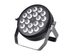 Power In/Out LED Slim Flat PAR Can 18x 10W RGBWA+UV 6 in 1