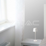 2W LED Настолна Лампа Бяло Тяло 3000К IP54