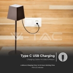 2W LED Настолна Лампа Бежово Тяло 3000К IP54