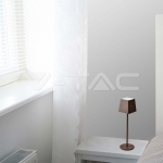 2W LED Настолна Лампа Бежово Тяло 3000К IP54